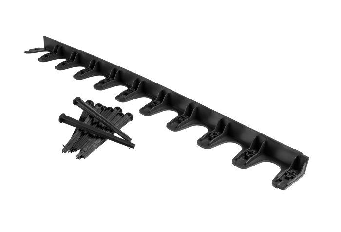 Kantskinne svart 45 mm x 1 meter